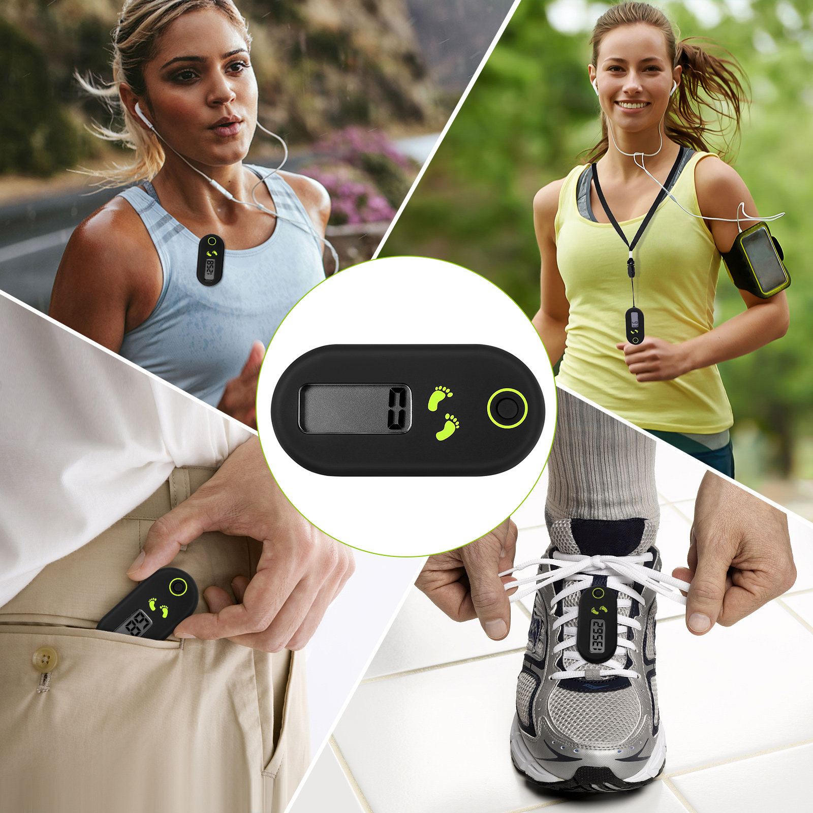 Electronic Pedometer Portable  - Electronic Gadgets For Home recension och pris