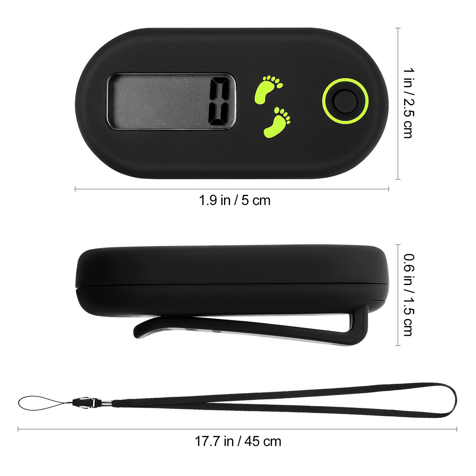 Electronic Pedometer Portable  - Electronic Gadgets For Home recension och pris
