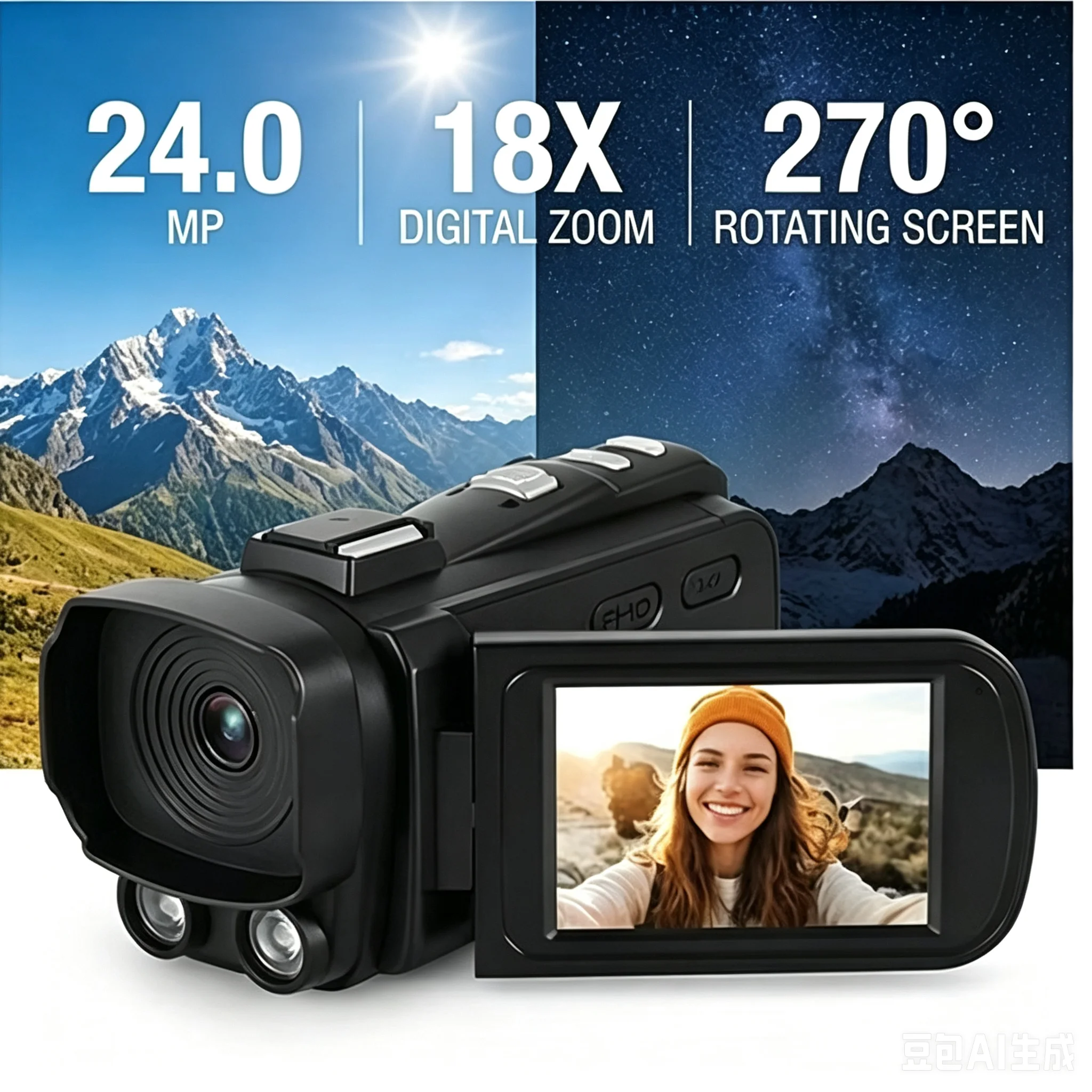 1080P Full HD Digital Camera V - Electronic Gadgets For Home recension och pris