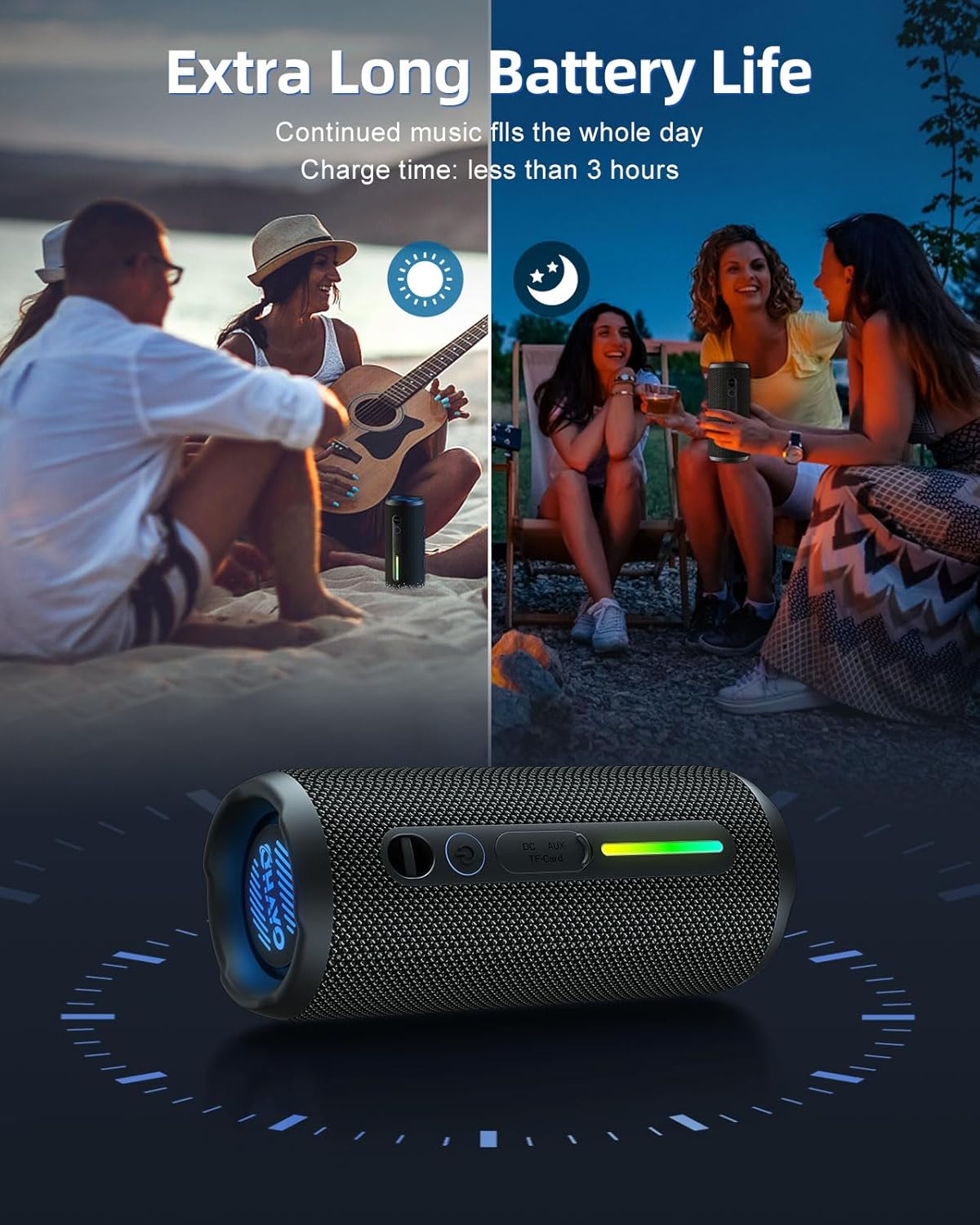 Ohayo S7 Portable Waterpro Blu - Electronic Gadgets For Home recension och pris
