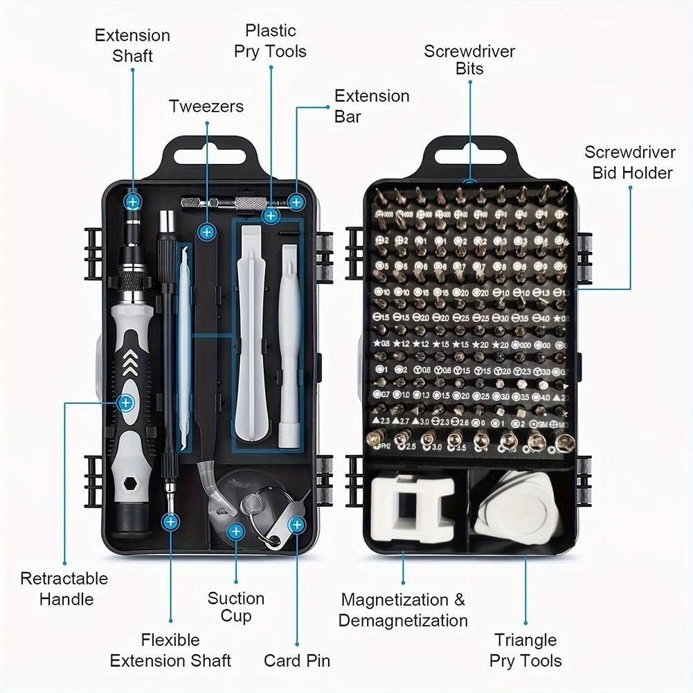 115‑in‑1 Precision Screwdriver - Electronics Repair Gadgets recension och pris
