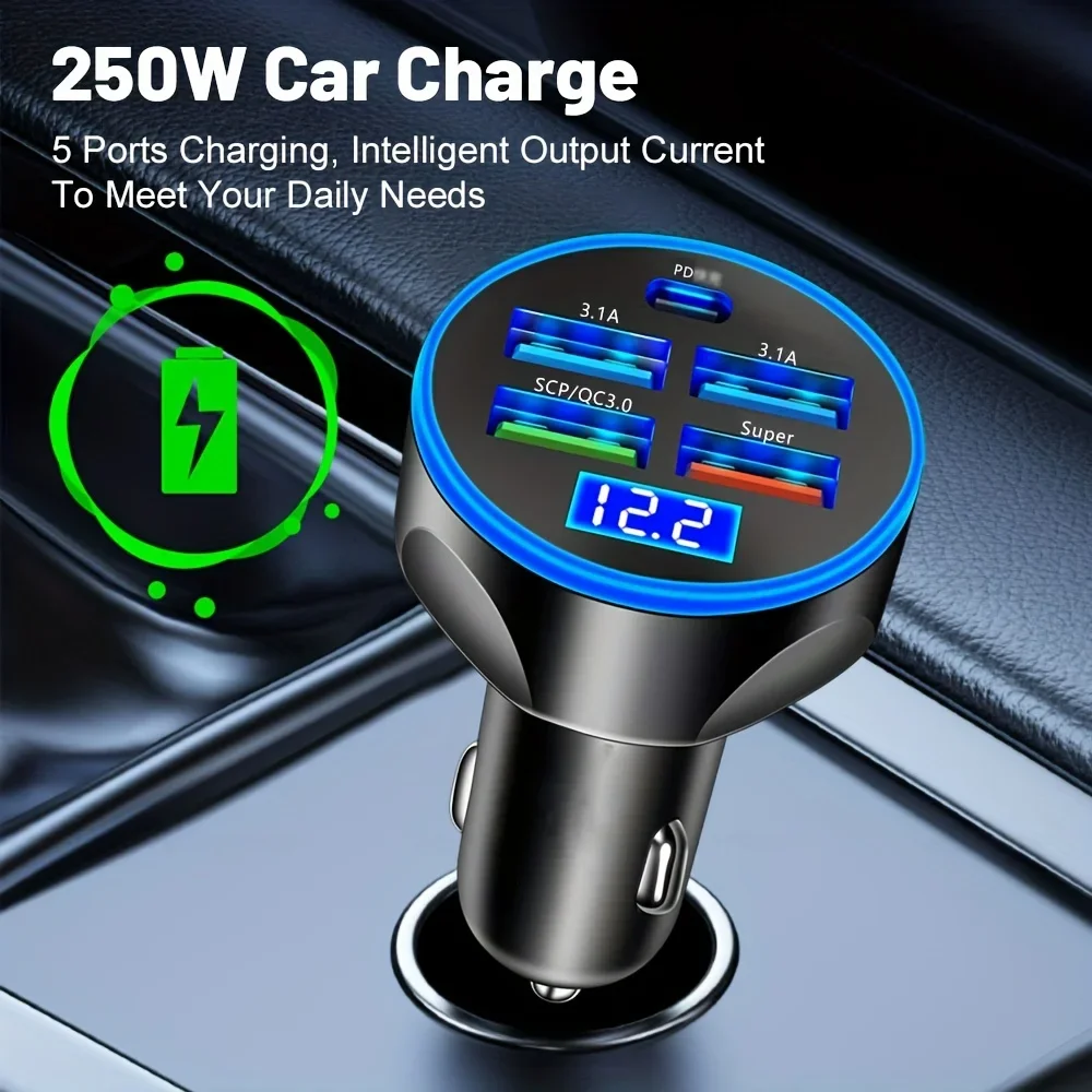 250W Super Fast Charging Car C - Election Electronics & Gadgets Store Woocommerce Theme recension och pris